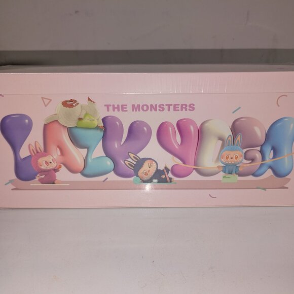 NEW Authentic POPMART Labubu Monsters Lazy Yoga Series Figures Blind Box - Picture 1 of 5